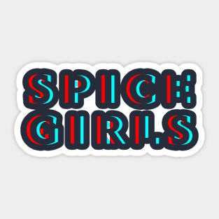 Spice Girls Horizon Glitch Sticker